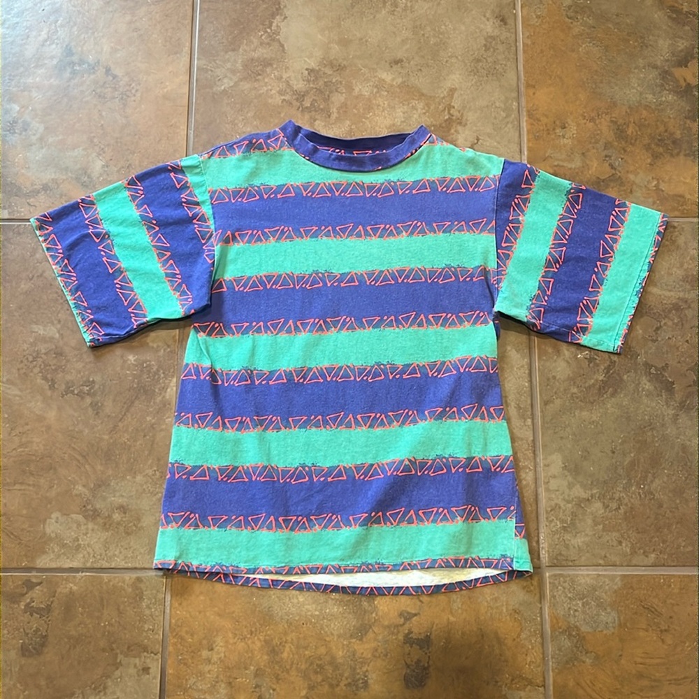 Vintage 80s single stitch pacific heat AOP men’s size small, good condition